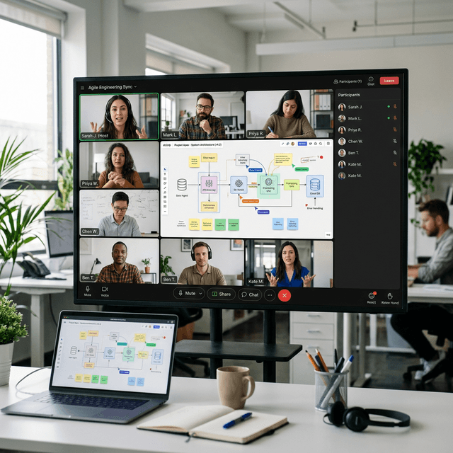 Virtual Team Meeting